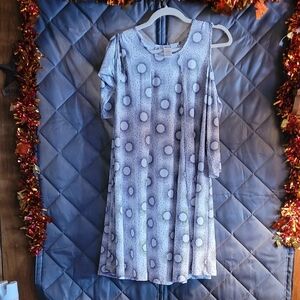 Polka Dot Blue Dress